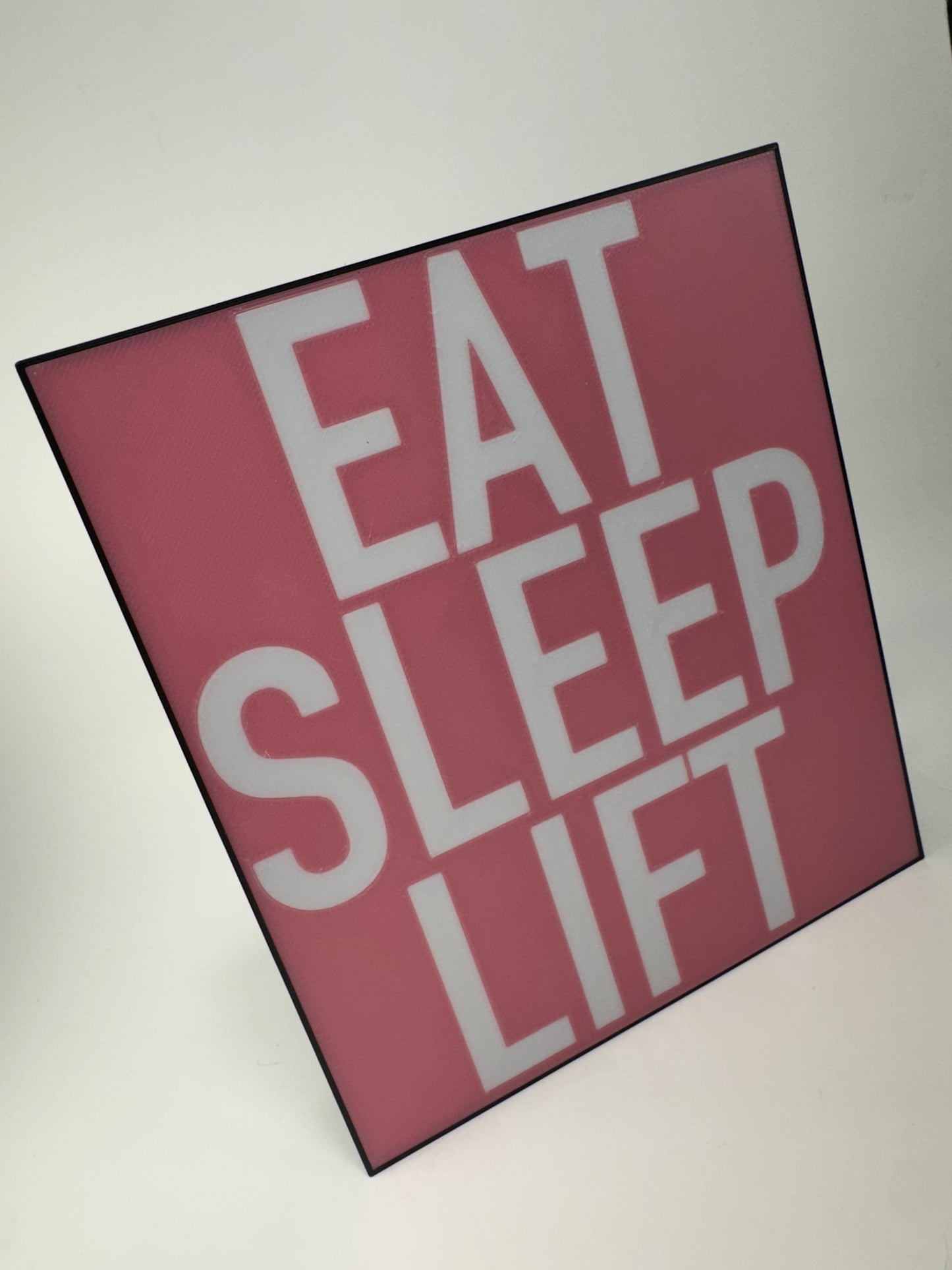 Eat Sleep Lift Lightbox