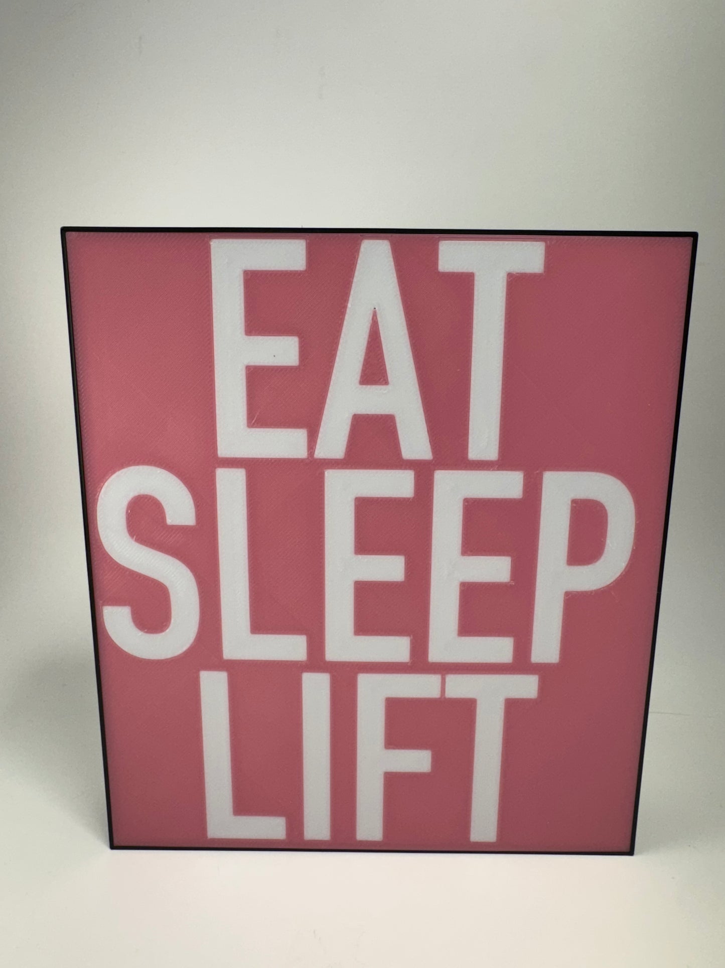 Eat Sleep Lift Lightbox