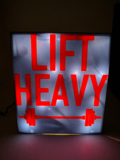 Lift Heavy Lightbox