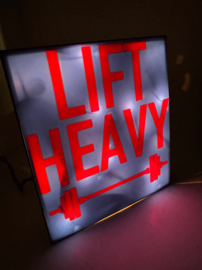 Lift Heavy Lightbox