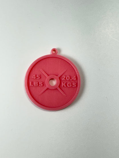 Custom Weight Plate Keychain