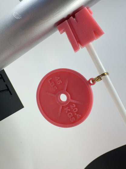Custom Weight Plate Keychain